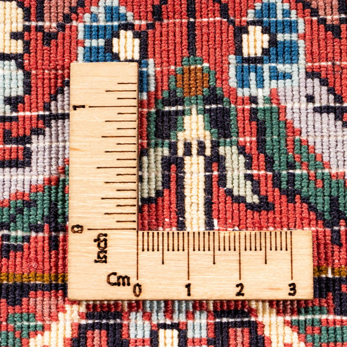 Perserteppich - Bidjar quadratisch - 250 x 248 cm - dunkelblau