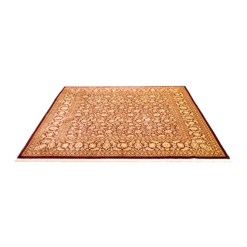 Seidenteppich - Ghom Seide - Premium quadratisch  - 200 x 200 cm - gold