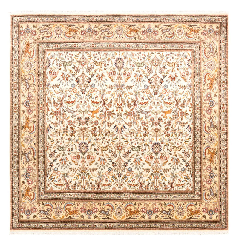 Perserteppich - Classic quadratisch  - 205 x 205 cm - creme
