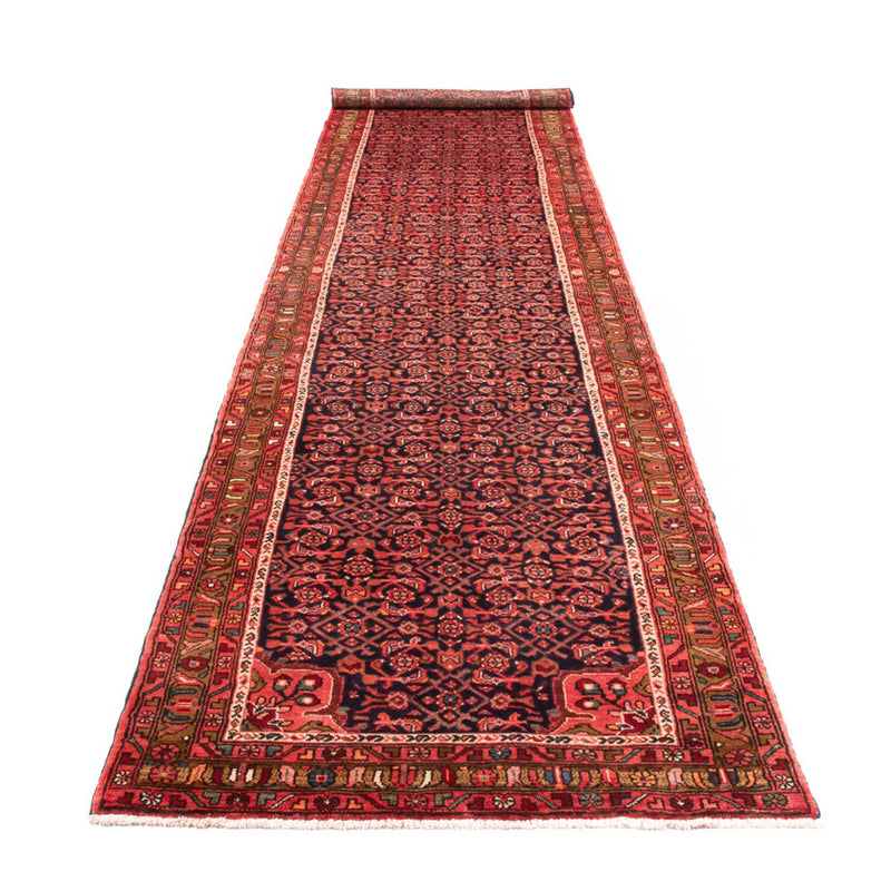 Läufer Perser - Nomadic - 434 x 102 cm - dunkelblau