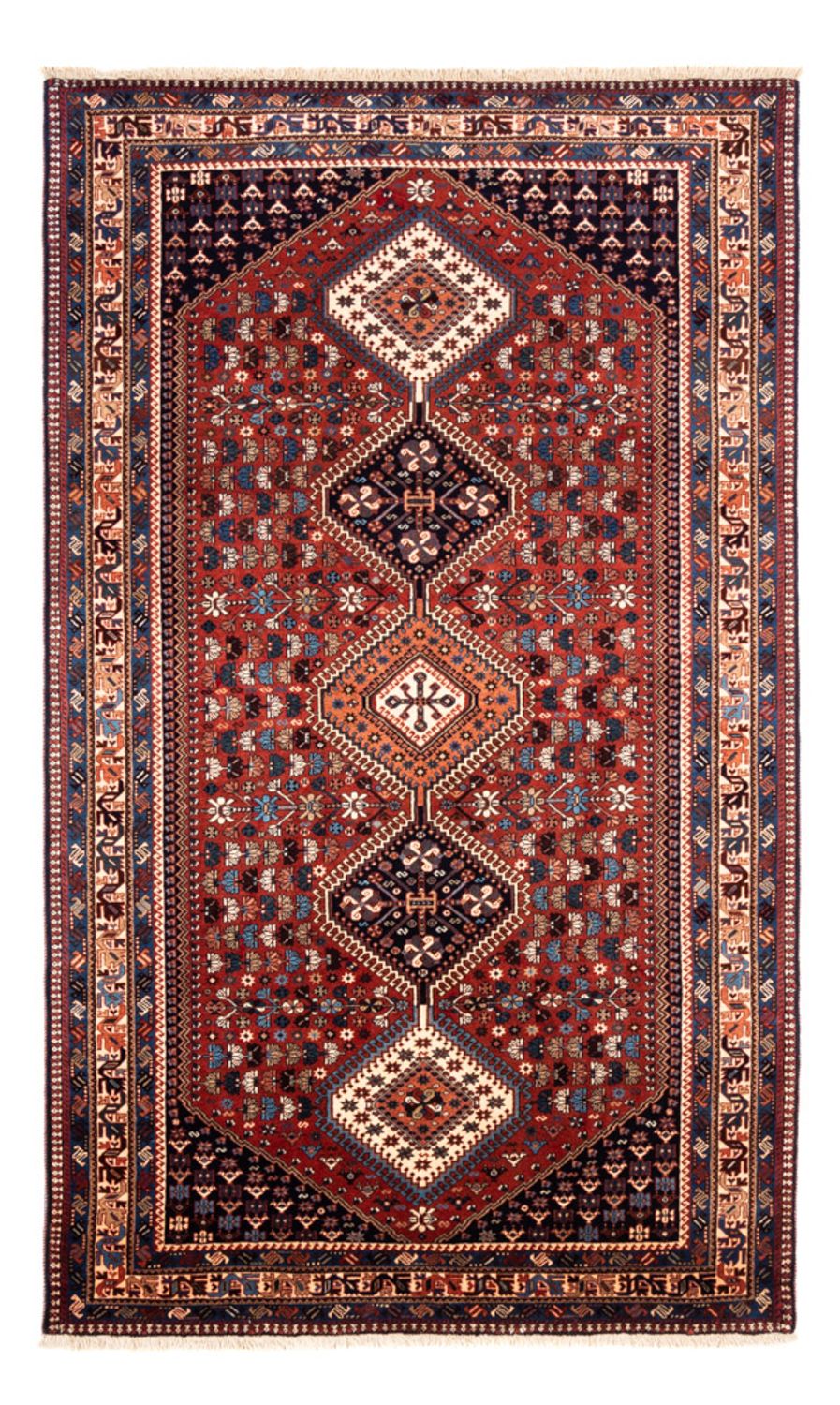 Perserteppich - Nomadic - 252 x 152 cm - rot