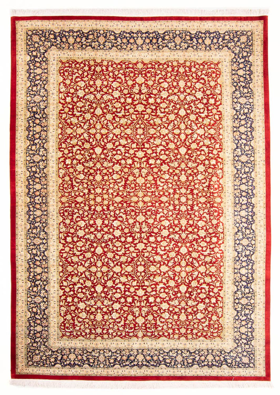Seidenteppich - Ghom Seide - Premium - 294 x 197 cm - rot