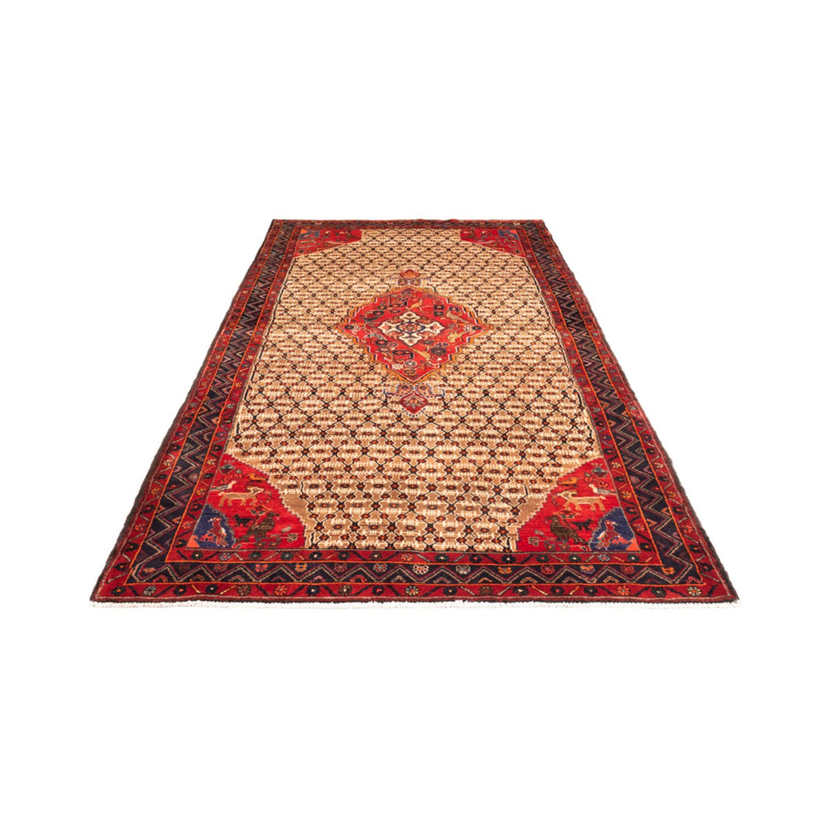 Perserteppich - Nomadic - 323 x 160 cm - rot