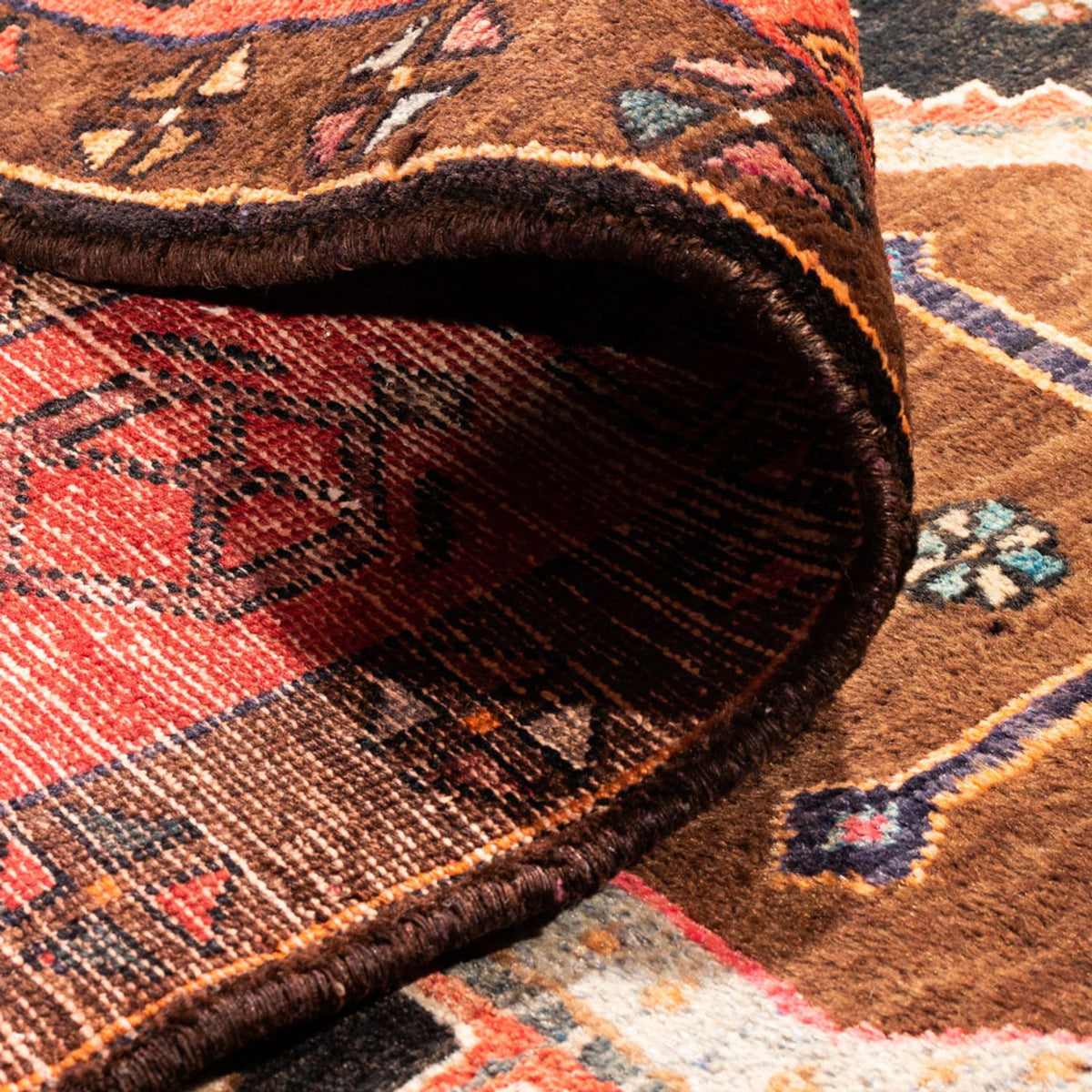 Perserteppich - Nomadic - 296 x 153 cm - dunkelblau