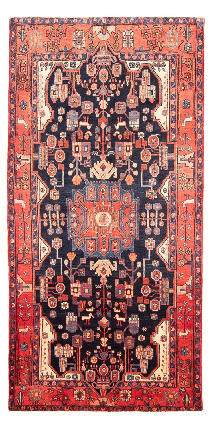 Perserteppich - Nomadic - 300 x 156 cm - dunkelblau