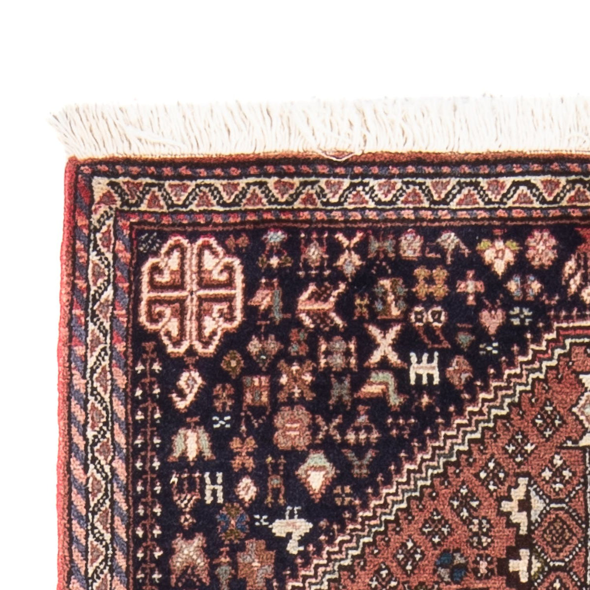 Perserteppich - Nomadic - 150 x 70 cm - rot