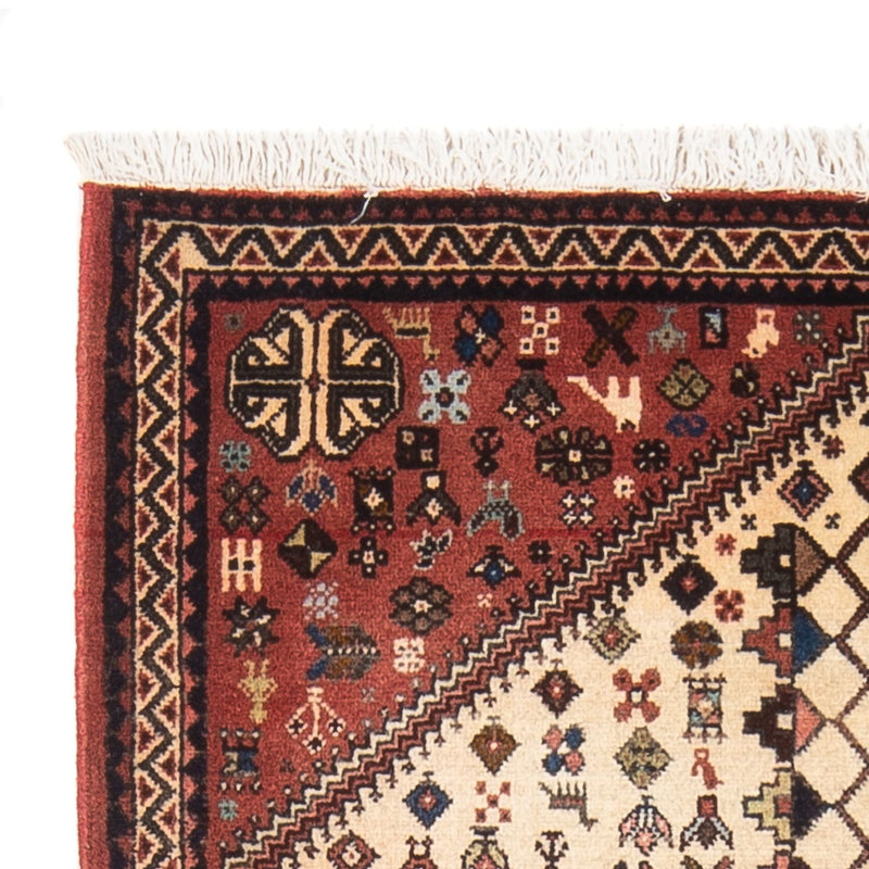 Perserteppich - Nomadic - 128 x 82 cm - creme