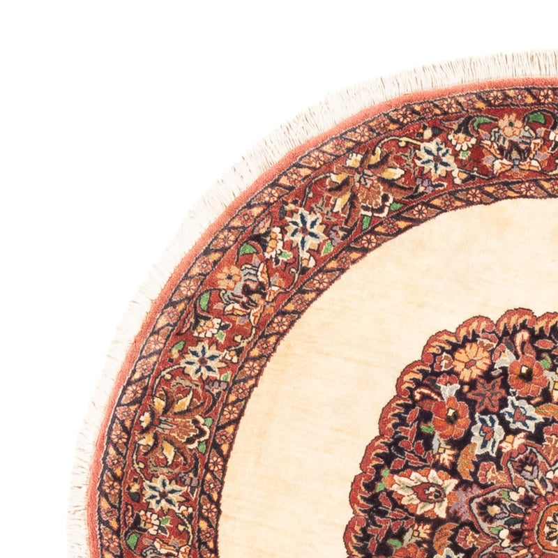 Perserteppich - Bidjar - Royal rund  - 100 x 100 cm - creme