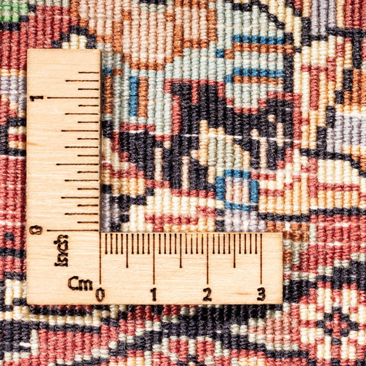 Perserteppich - Bidjar - Royal rund  - 100 x 100 cm - creme