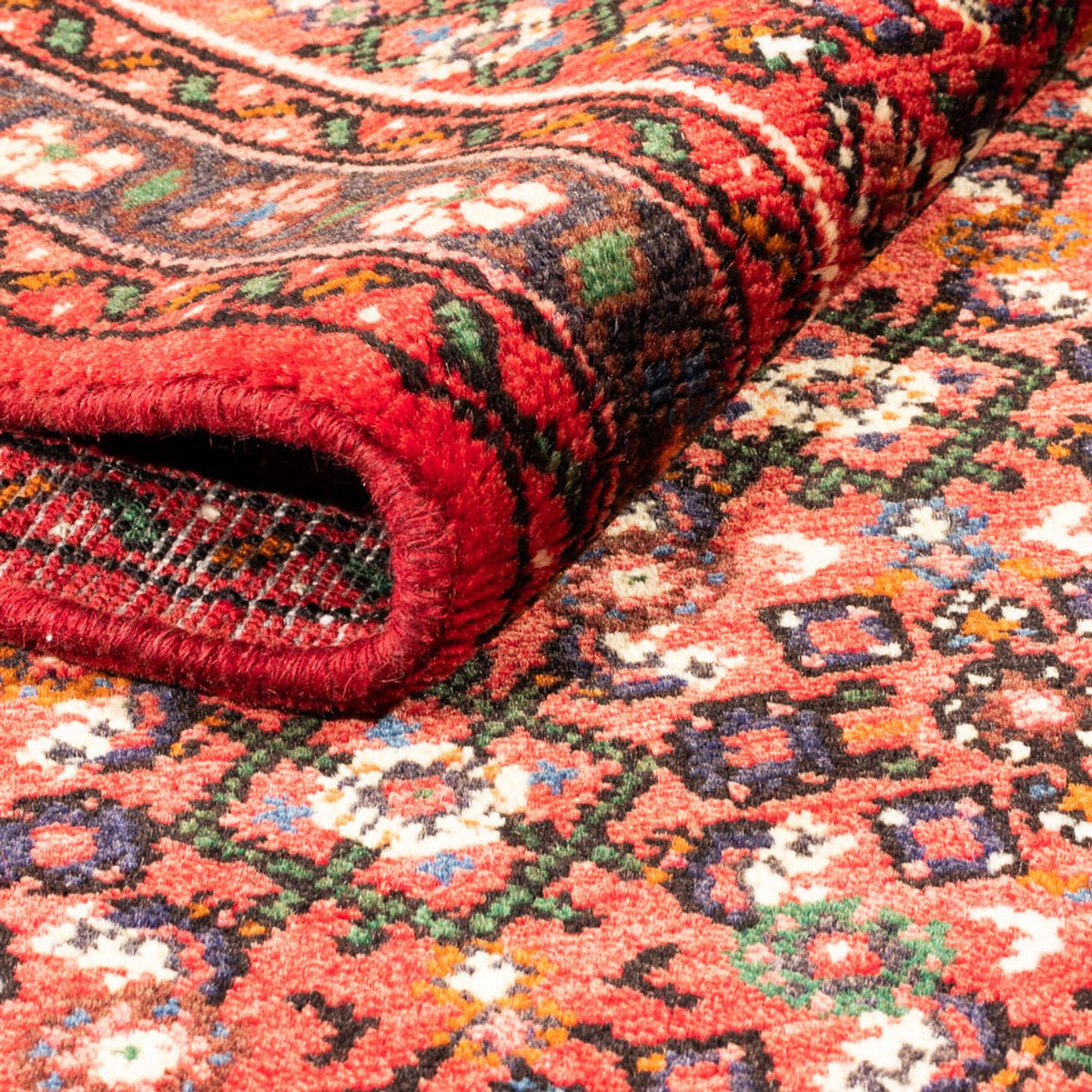 Perserteppich - Nomadic - 158 x 100 cm - dunkelrot