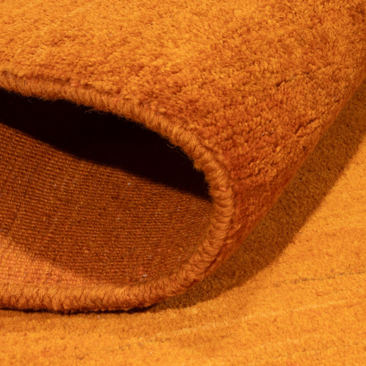 Gabbeh Teppich - Perser - 128 x 100 cm - orange