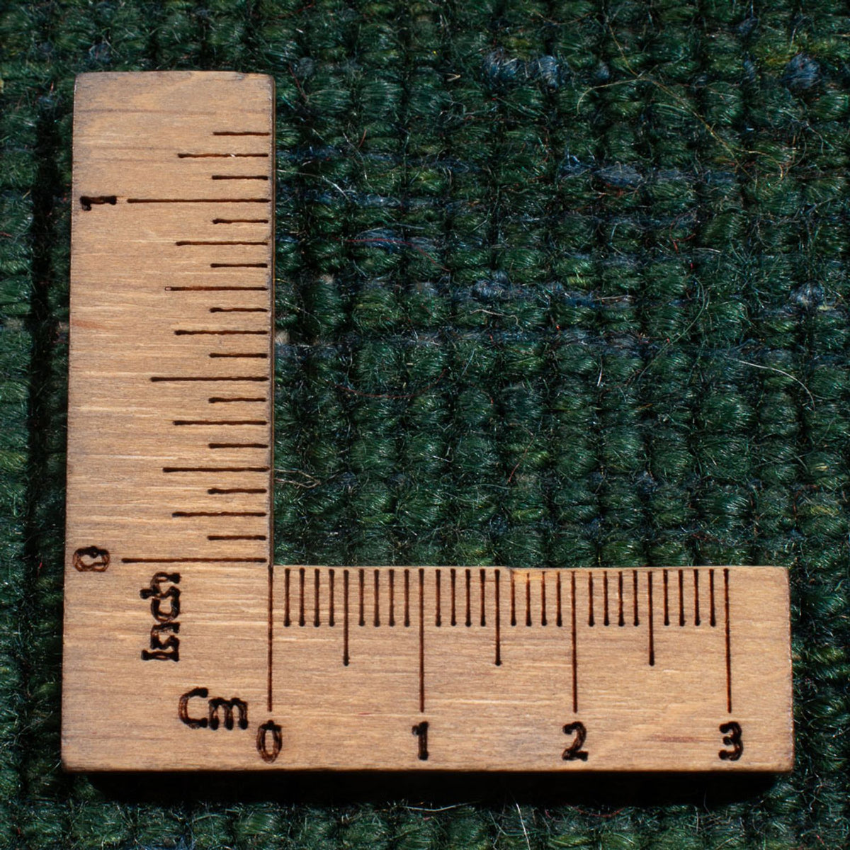 Gabbeh Teppich - Perser - 183 x 115 cm - dunkelgrün