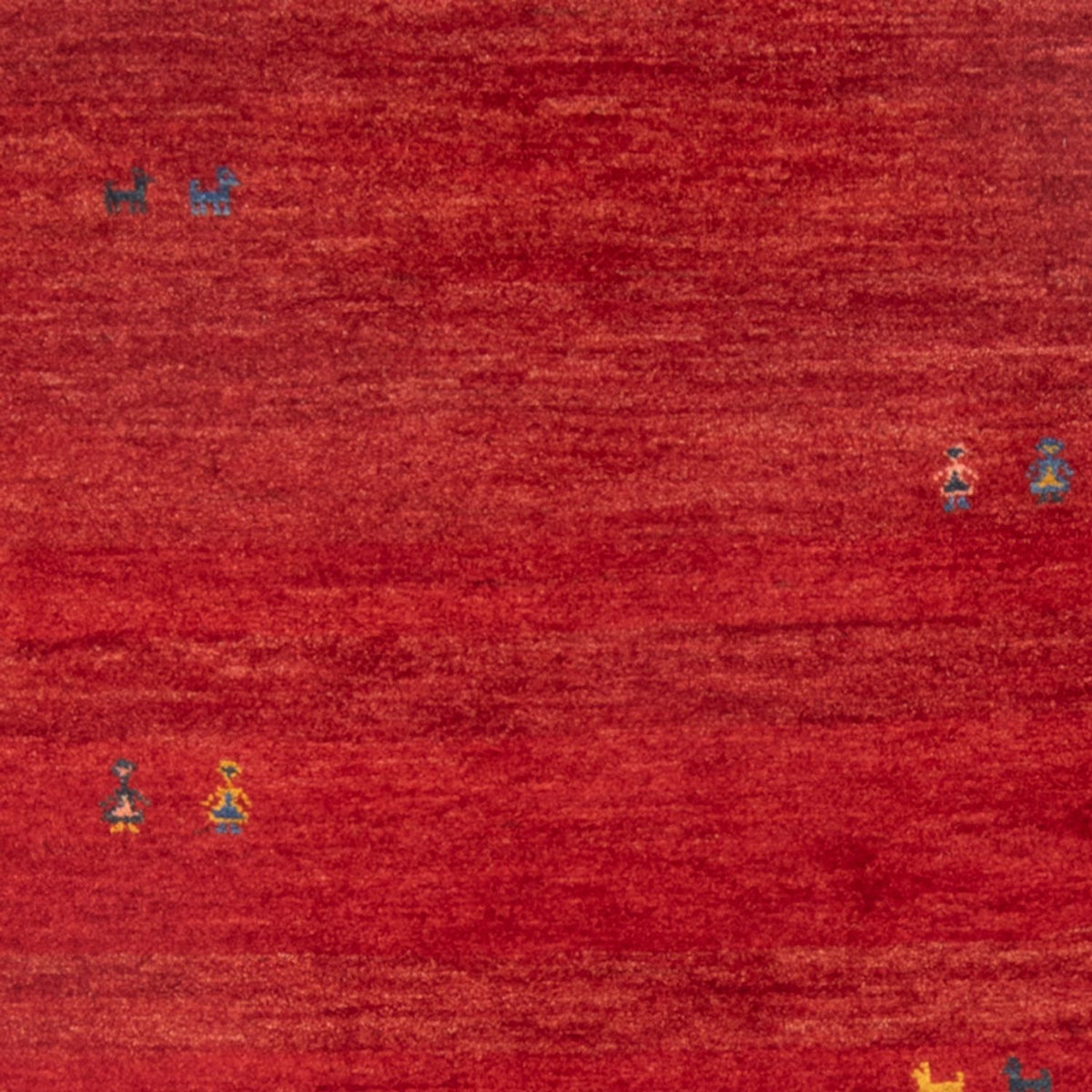 Gabbeh Teppich - Perser - 142 x 108 cm - rot