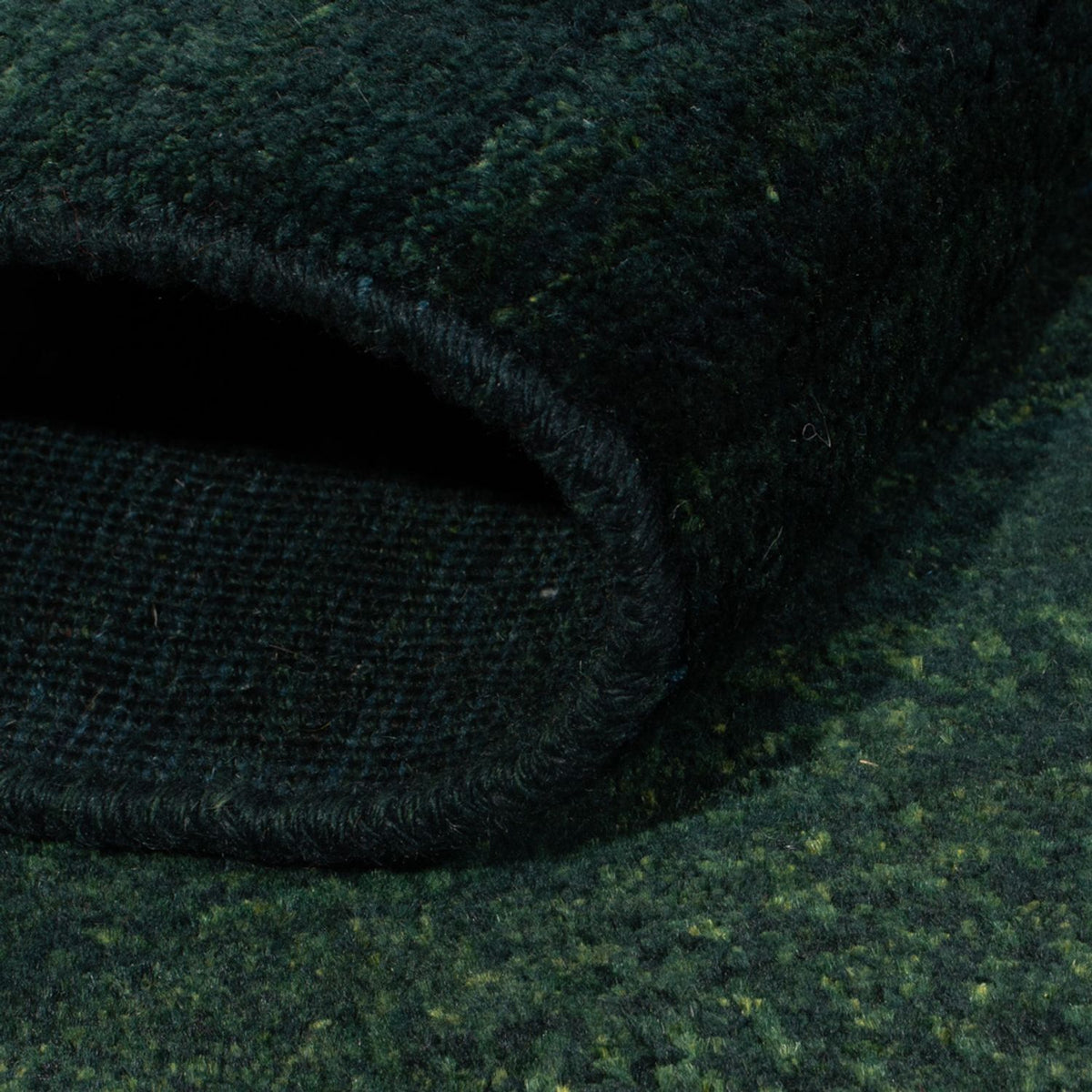 Gabbeh Teppich - Perser - 148 x 104 cm - dunkelgrün