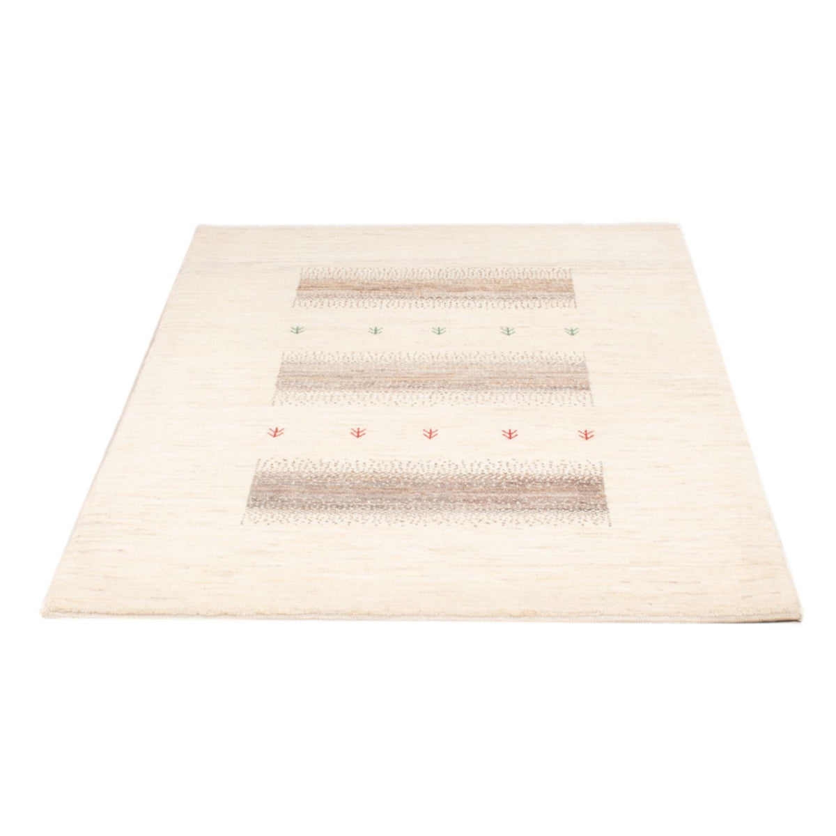 Gabbeh Teppich - Perser - 147 x 100 cm - hellbeige