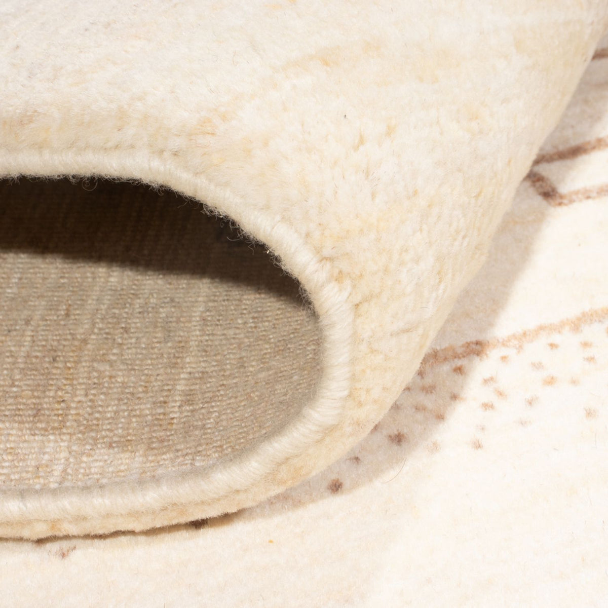 Gabbeh Teppich - Perser - 148 x 102 cm - hellbeige