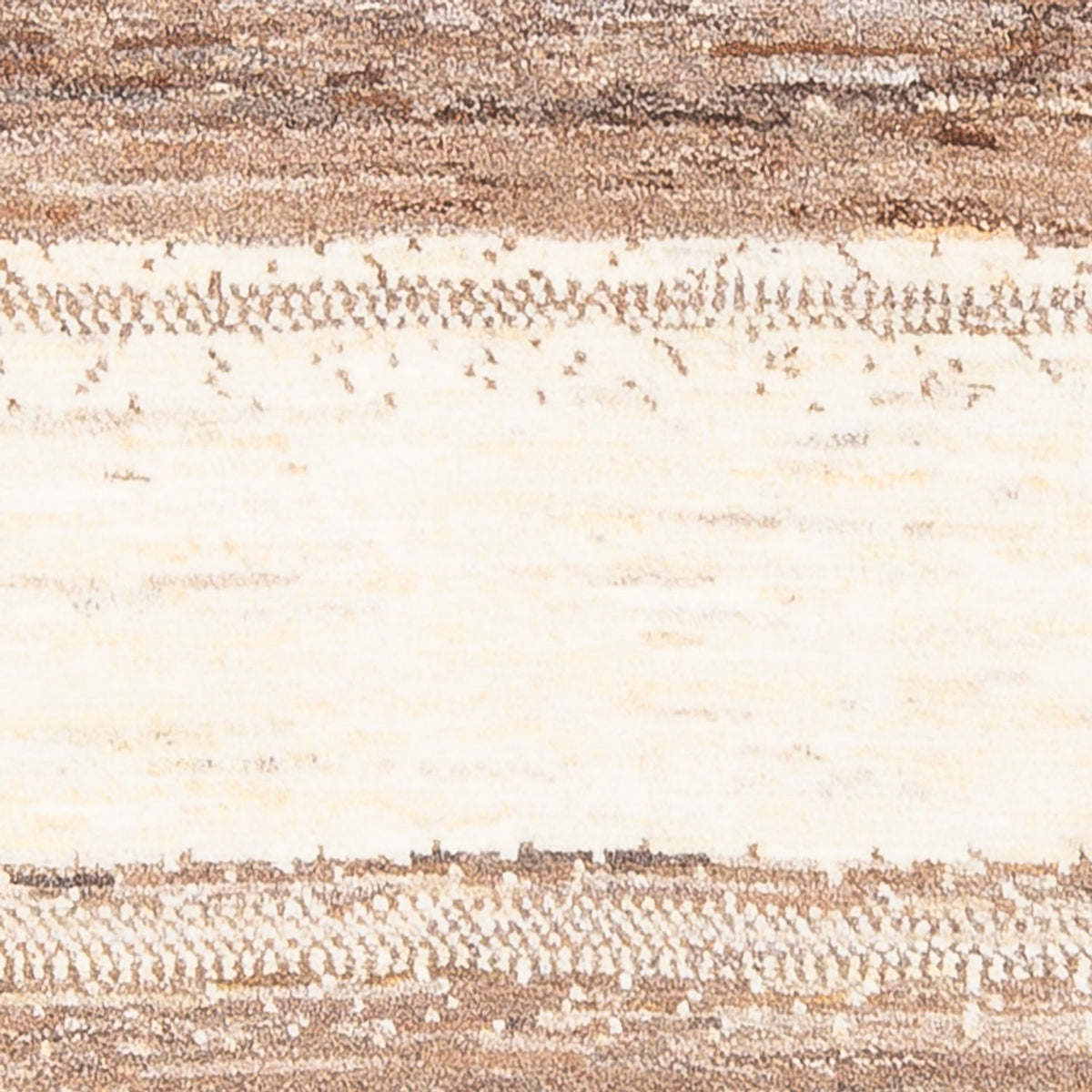 Gabbeh Teppich - Perser - 130 x 107 cm - natur