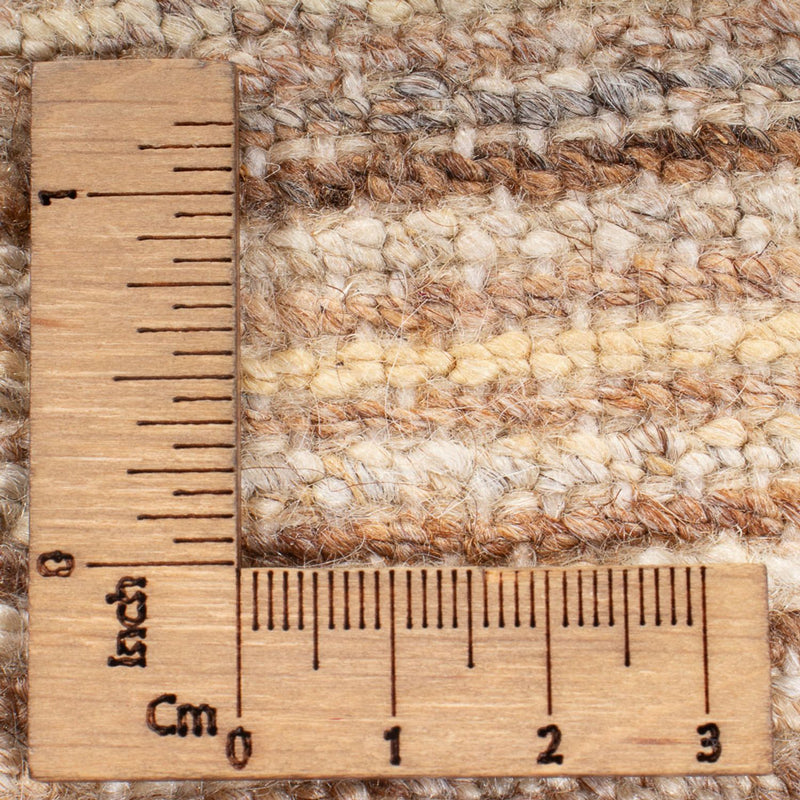 Gabbeh Teppich - Perser quadratisch  - 184 x 158 cm - hellbeige