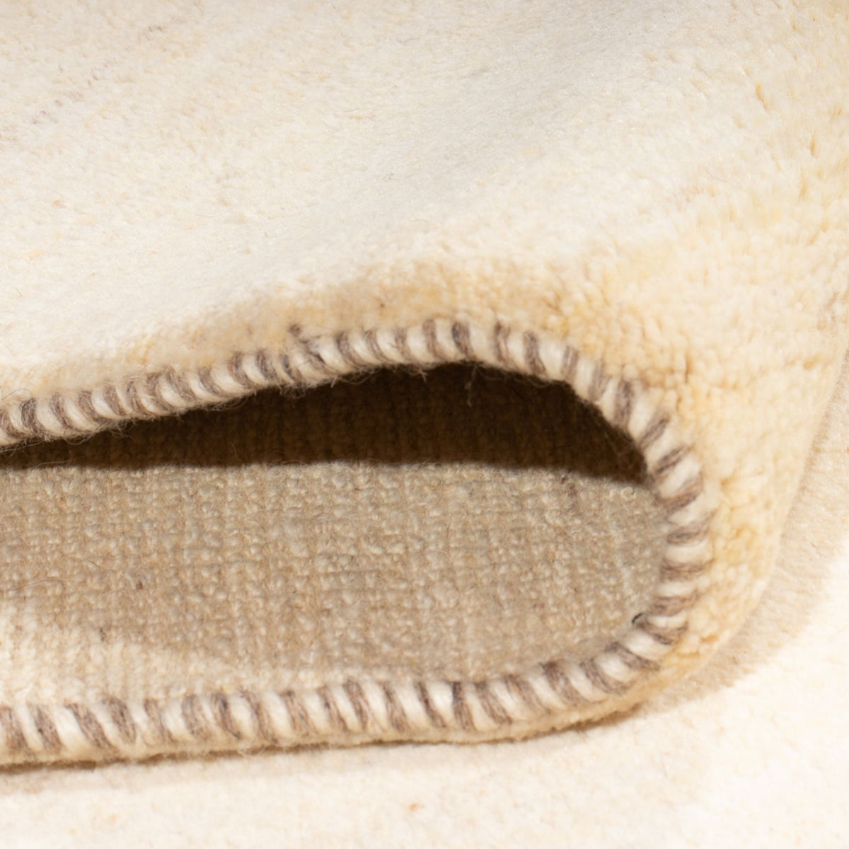 Gabbeh Teppich - Perser - 237 x 165 cm - hellbeige