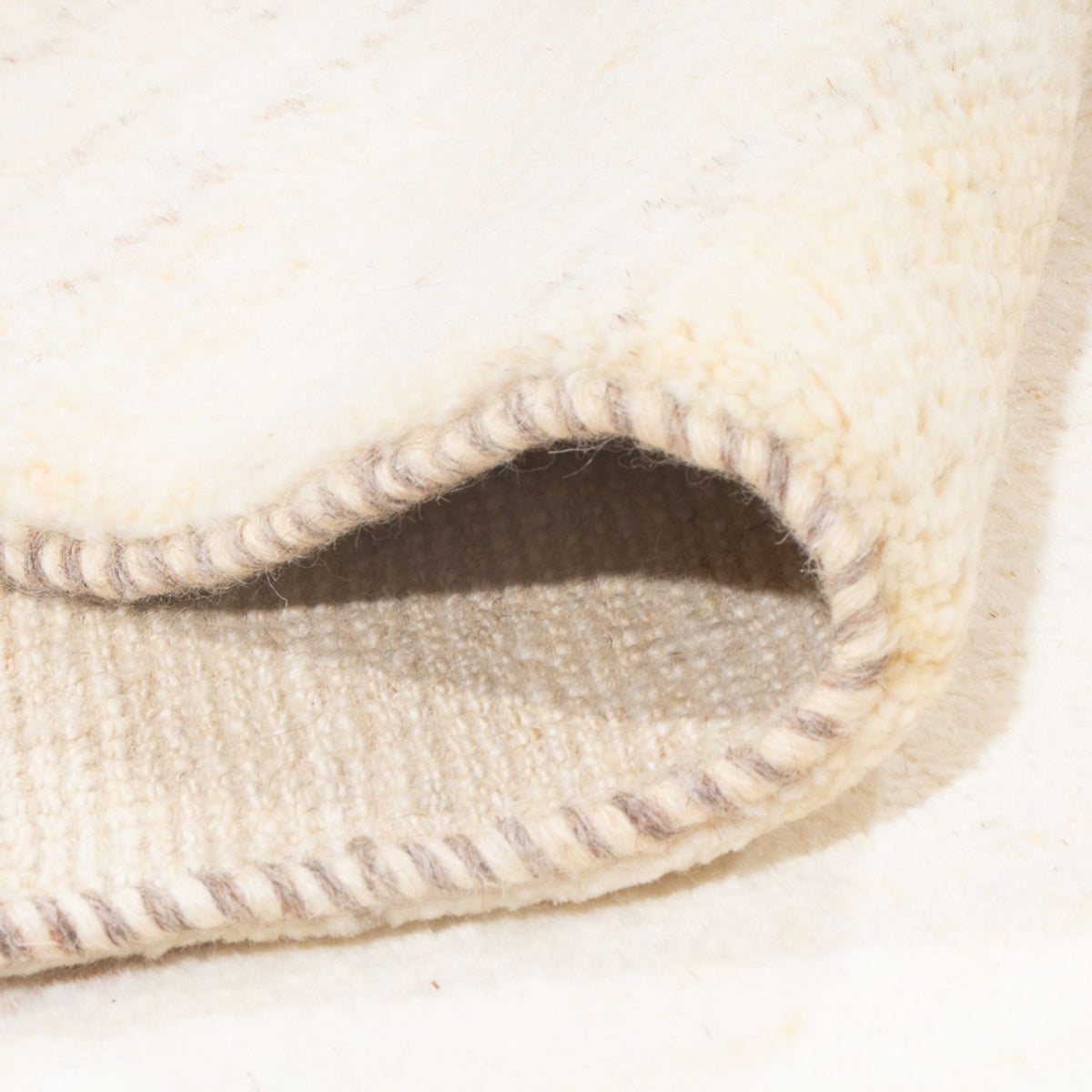 Gabbeh Teppich - Perser - 248 x 192 cm - weiß