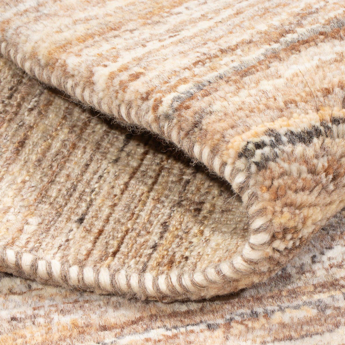 Gabbeh Teppich - Perser - 92 x 60 cm - hellbraun