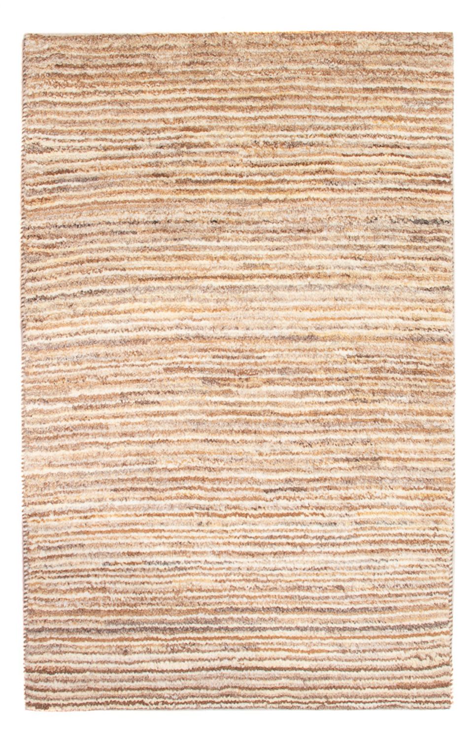 Gabbeh Teppich - Perser - 93 x 58 cm - hellbeige
