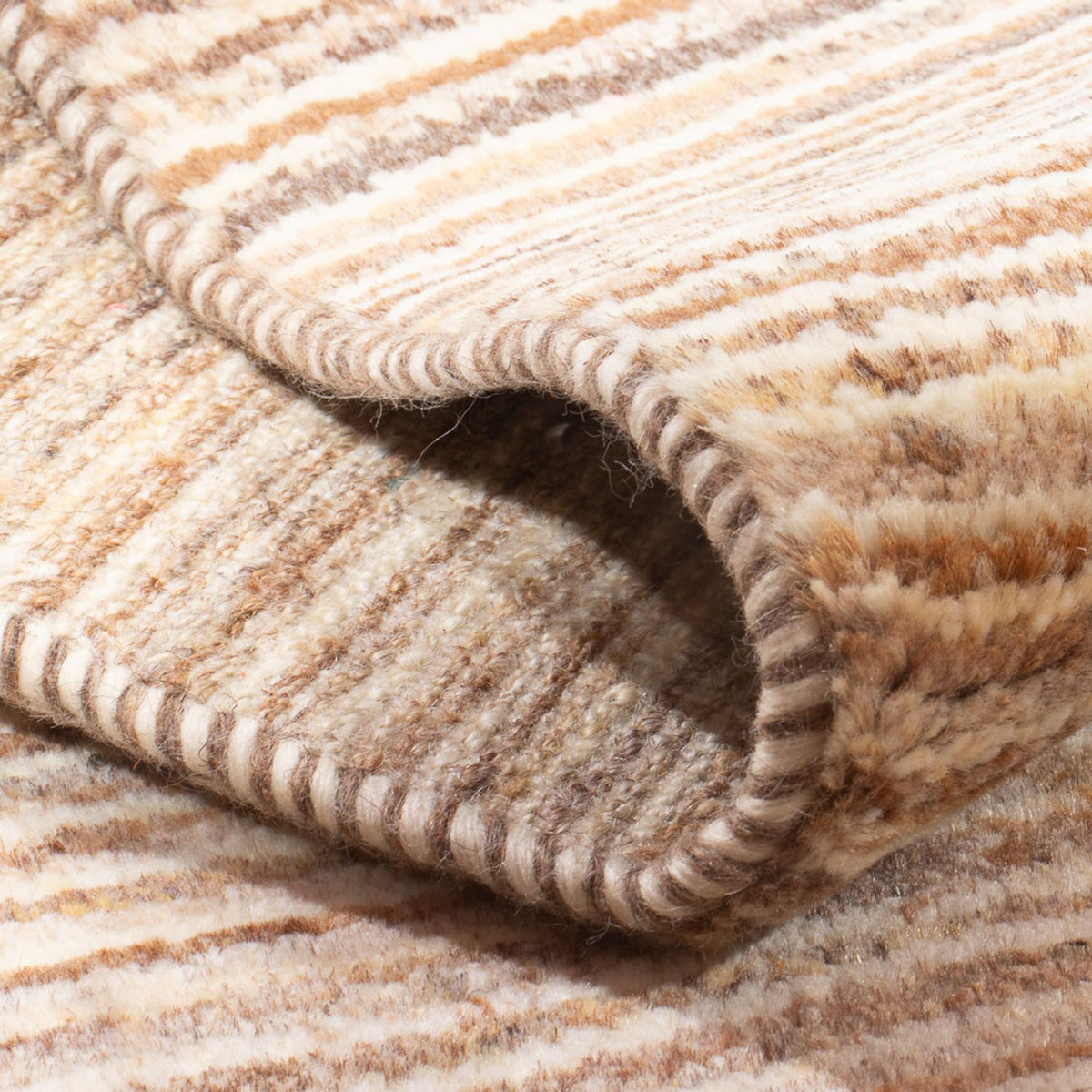 Gabbeh Teppich - Perser - 93 x 58 cm - hellbeige