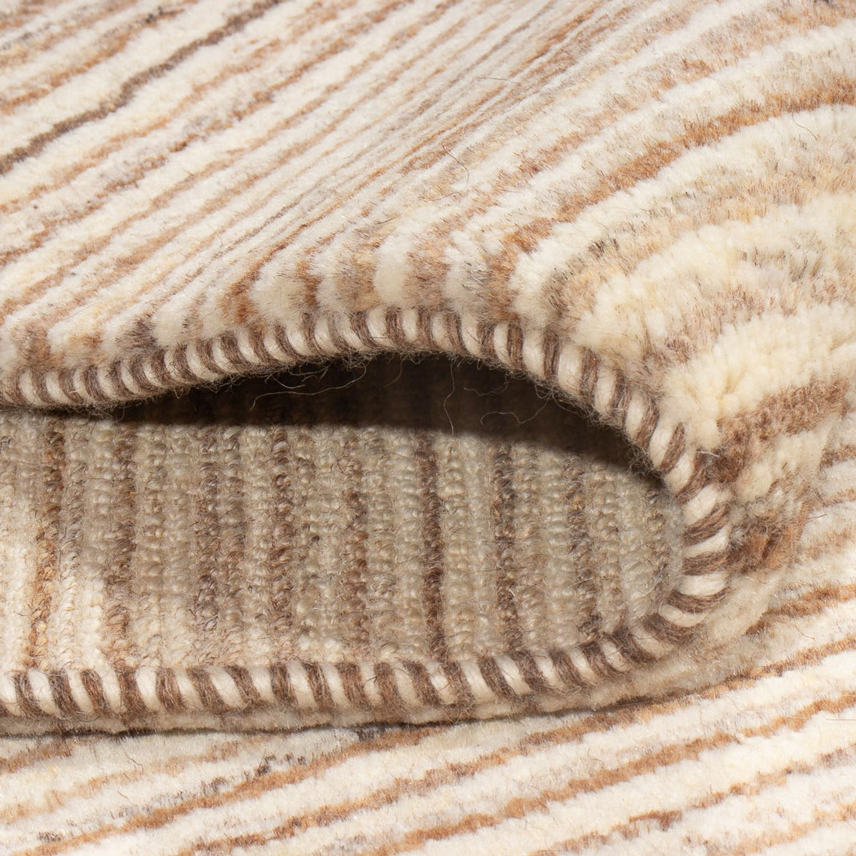 Gabbeh Teppich - Perser - 233 x 175 cm - hellbeige