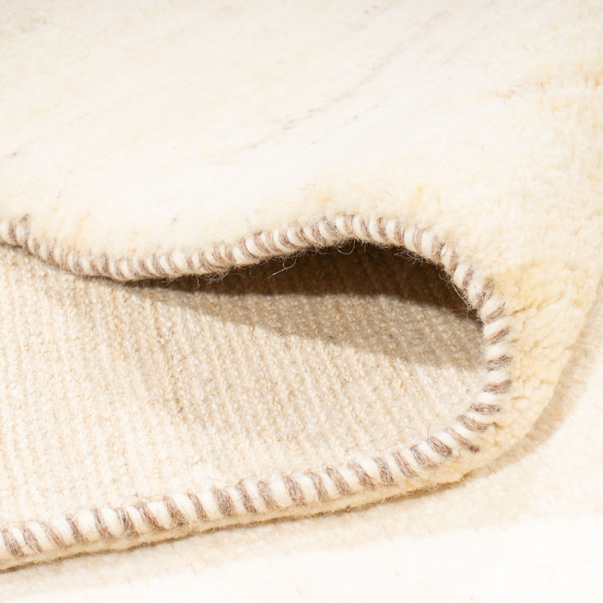 Gabbeh Teppich - Perser - 235 x 171 cm - naturweiß