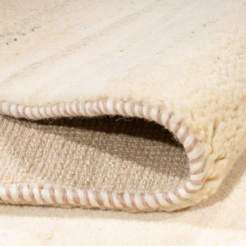 Gabbeh Teppich - Perser - 242 x 182 cm - naturweiß