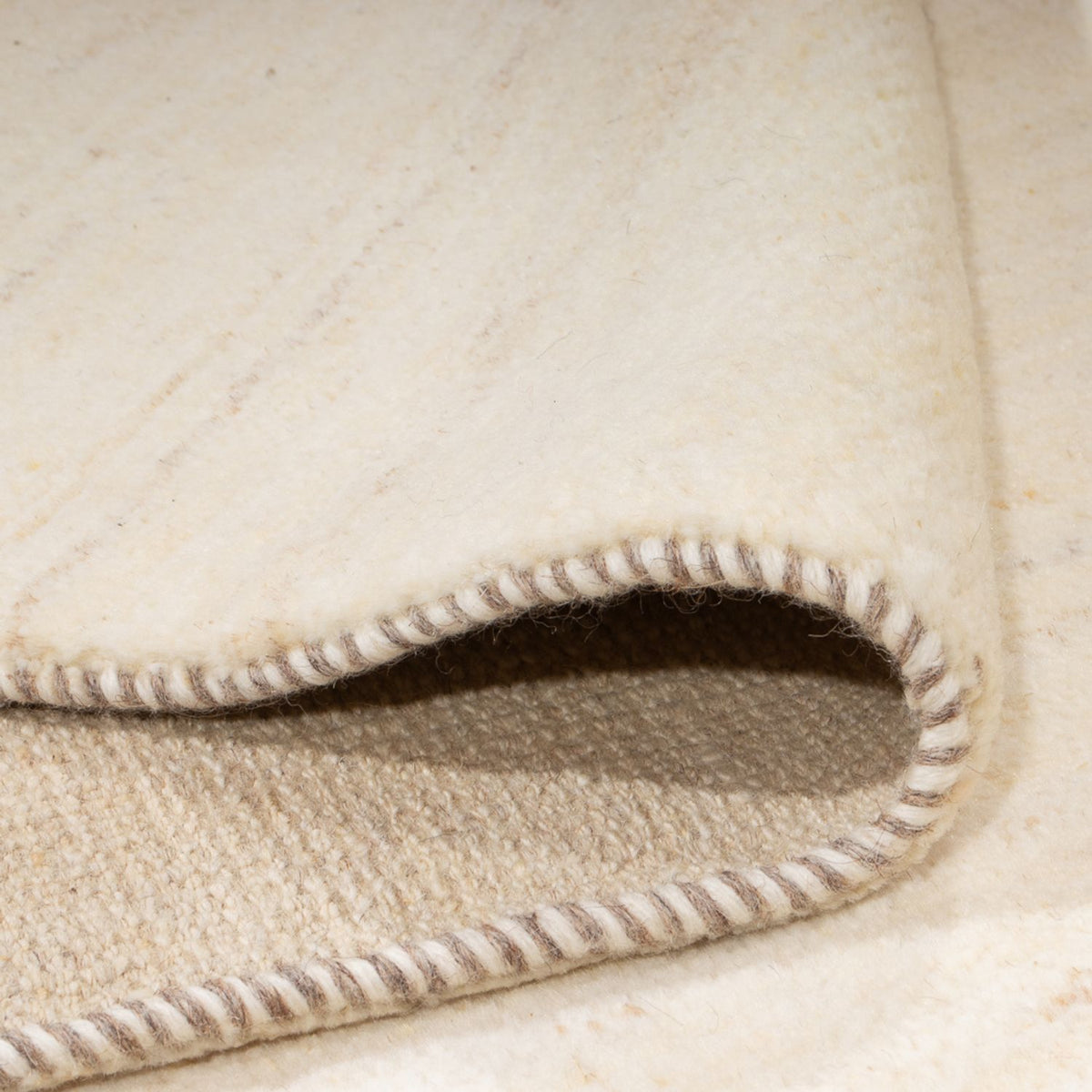 Gabbeh Teppich - Perser - 260 x 167 cm - naturweiß