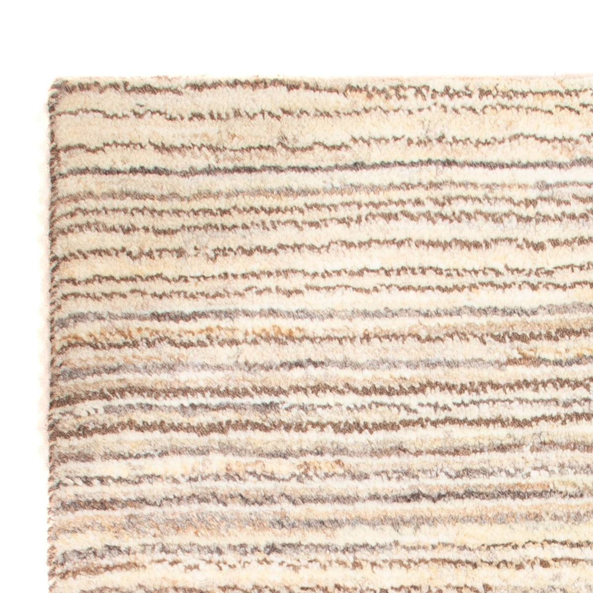 Gabbeh Teppich - Perser - 93 x 62 cm - hellbeige