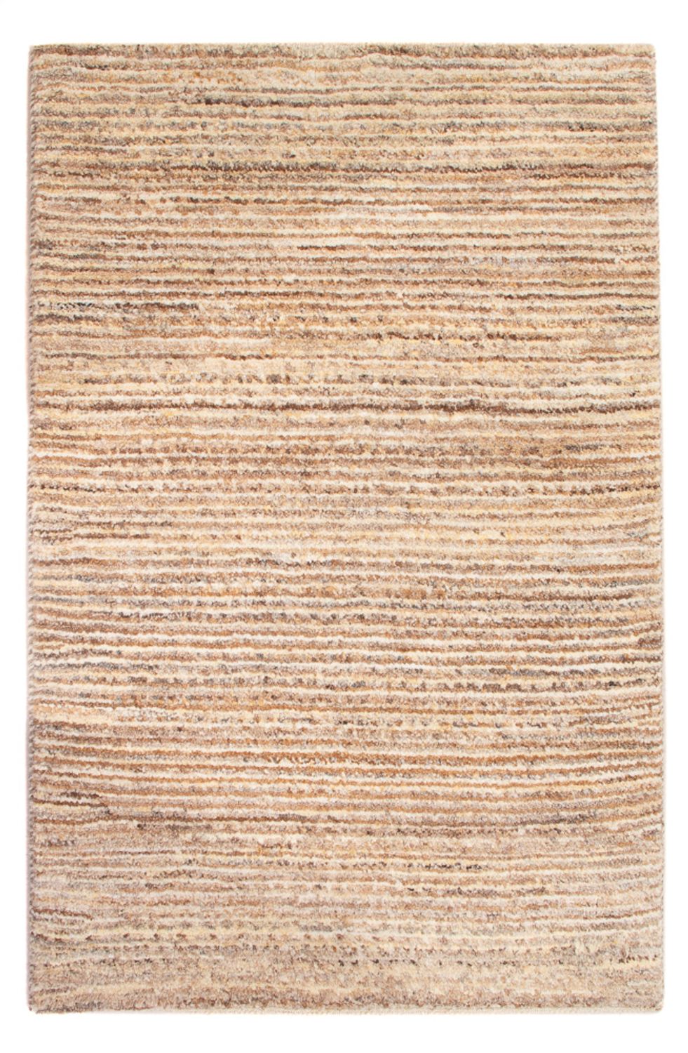 Gabbeh Teppich - Perser - 90 x 60 cm - dunkelbeige