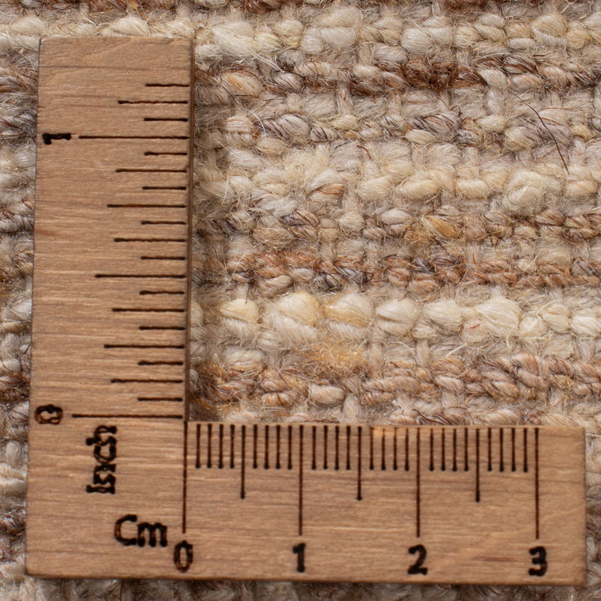 Gabbeh Teppich - Perser - 93 x 61 cm - dunkelbeige