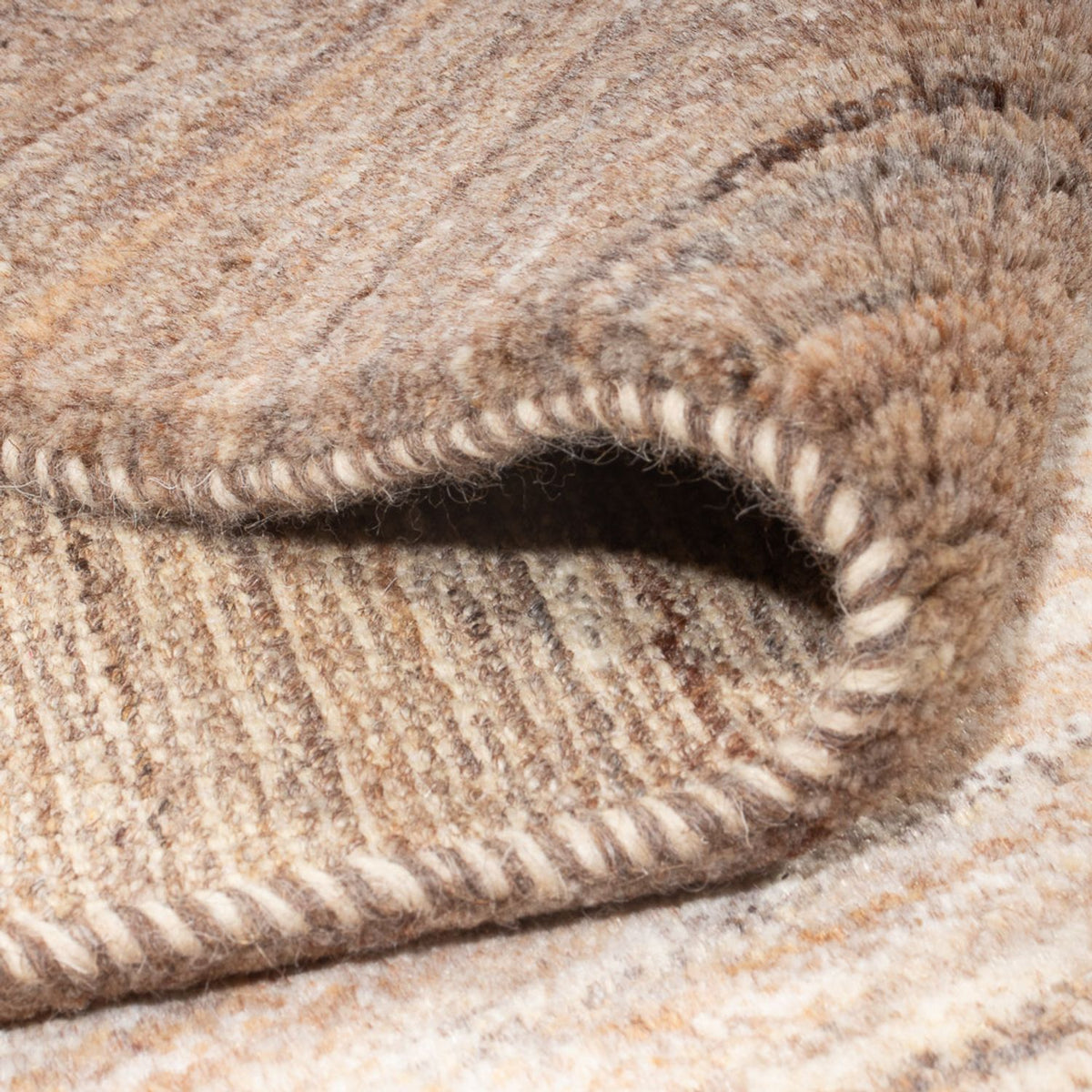 Gabbeh Teppich - Perser - 244 x 208 cm - natur