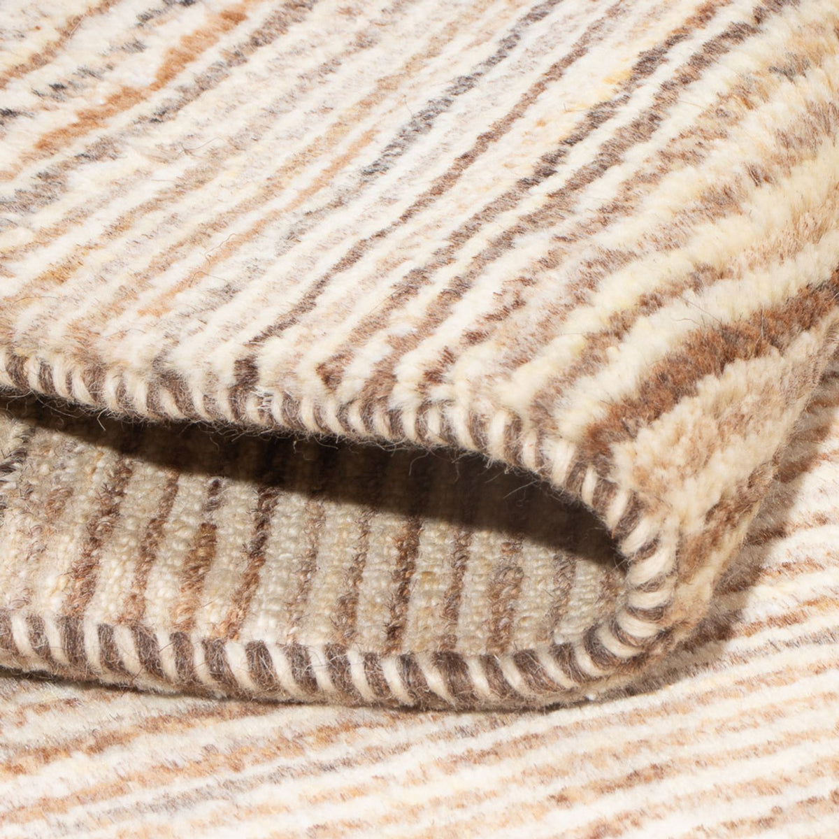 Gabbeh Teppich - Perser - 92 x 60 cm - dunkelbeige