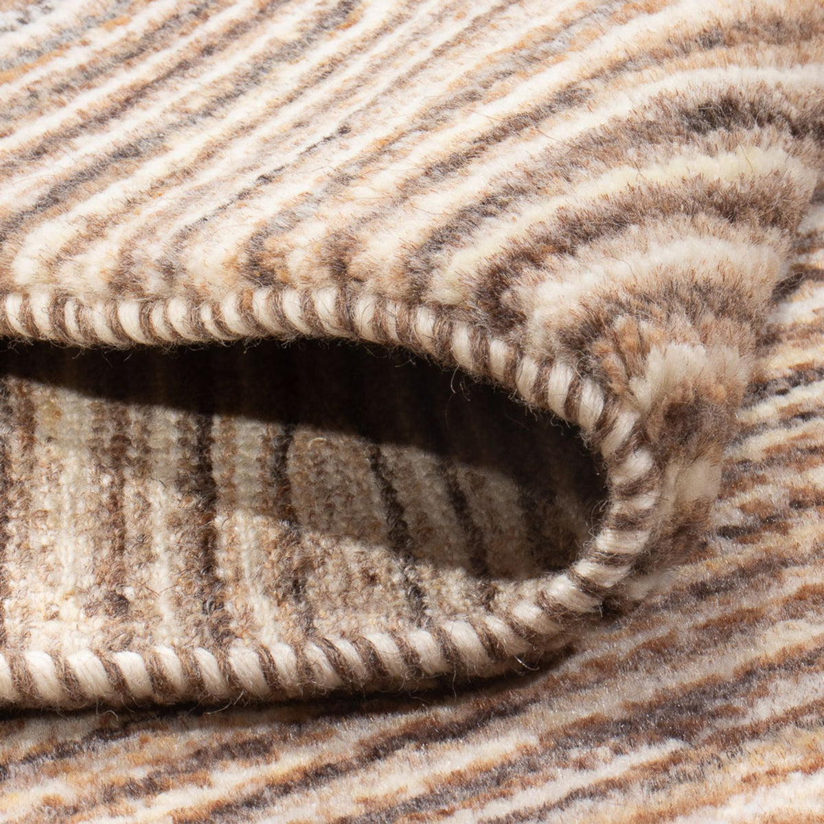 Gabbeh Teppich - Perser - 96 x 60 cm - dunkelbeige