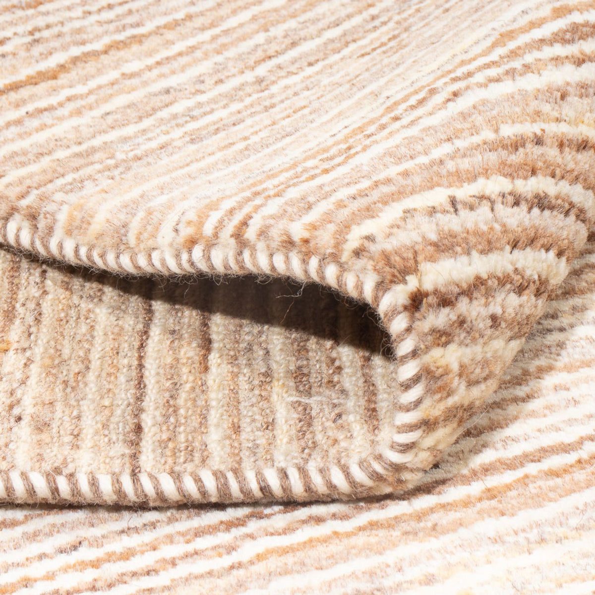 Gabbeh Teppich - Perser - 235 x 215 cm - hellbeige