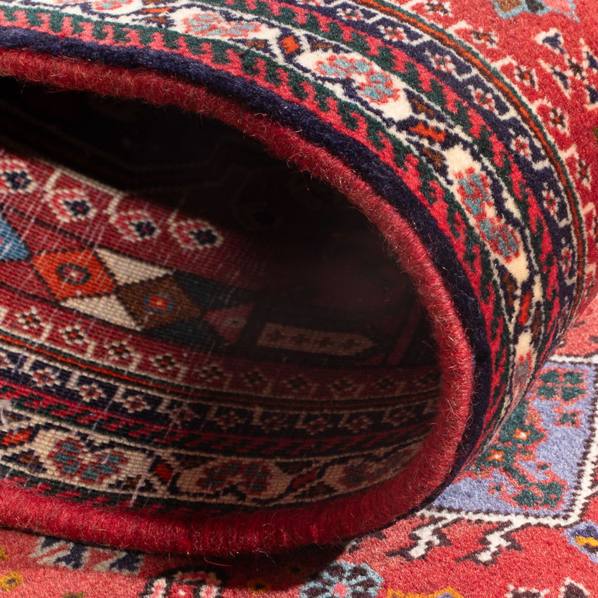 Perserteppich - Nomadic - 150 x 73 cm - rot