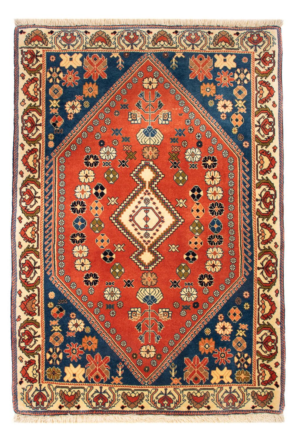 Gabbeh Teppich - Kaschkuli Perser - 117 x 80 cm - rot