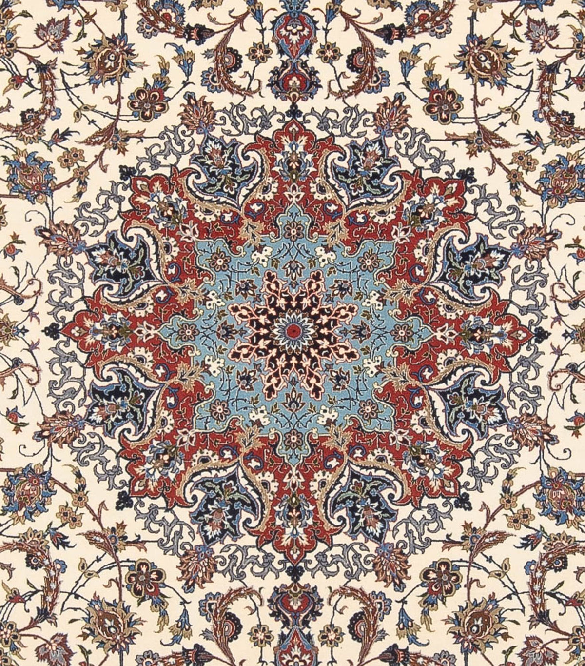 Perserteppich - Isfahan - Premium - 350 x 240 cm - creme