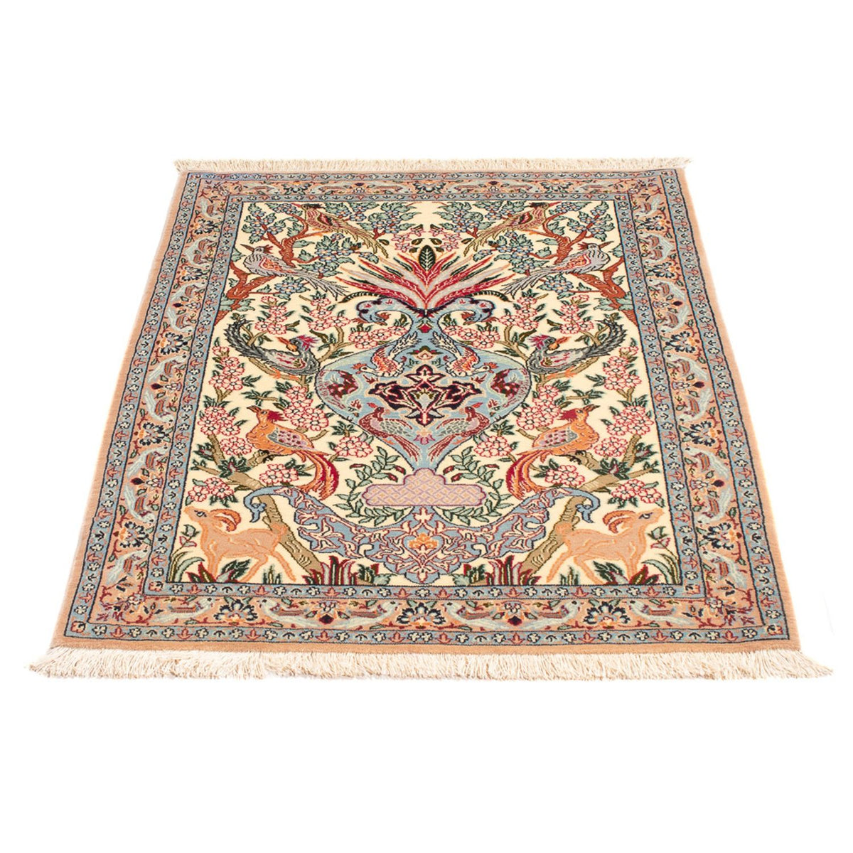 Perserteppich - Isfahan - Premium - 105 x 73 cm - mehrfarbig
