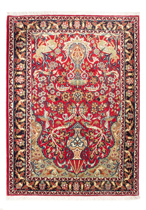Perserteppich - Isfahan - Premium - 105 x 77 cm - rot