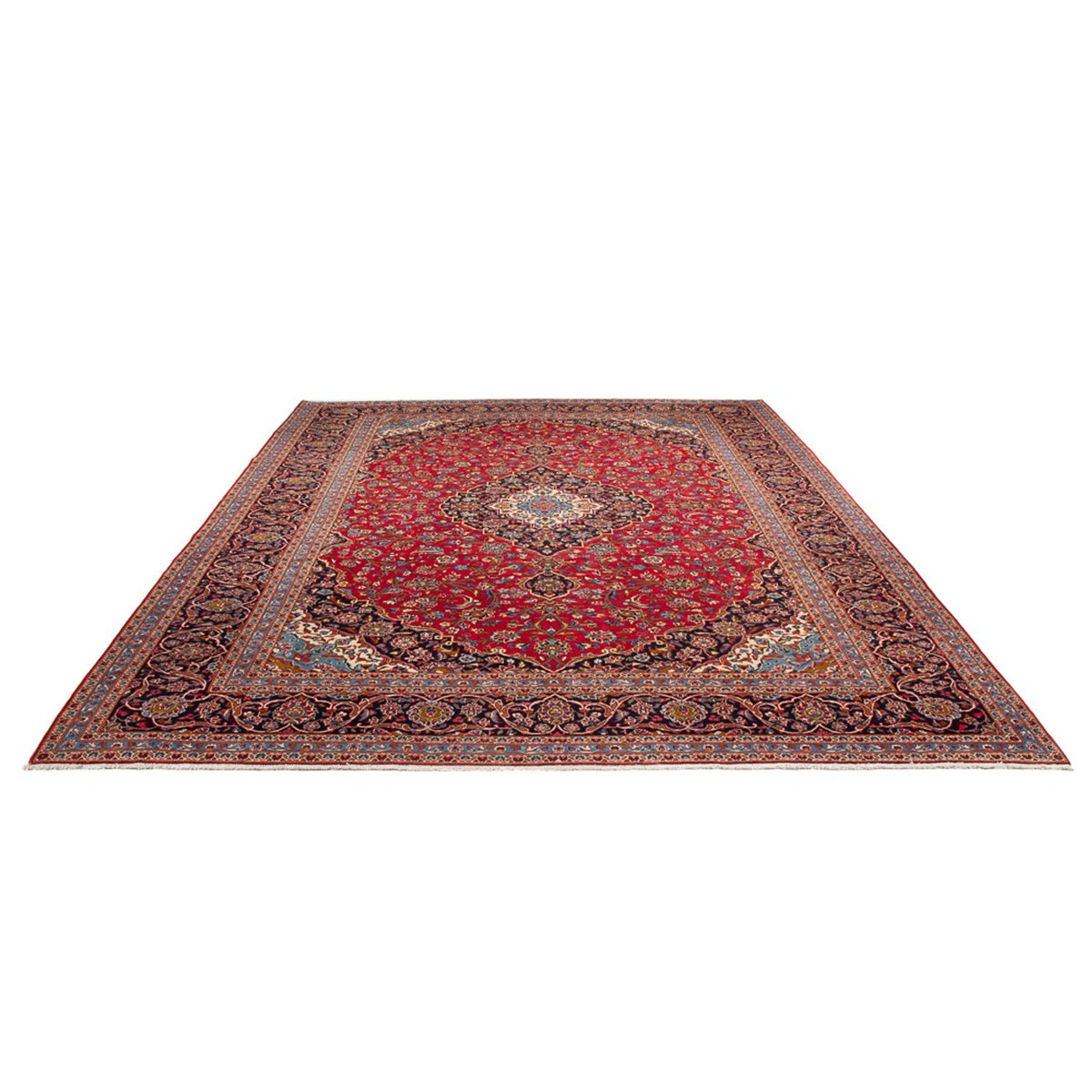 Perserteppich - Keshan - 397 x 300 cm - rot
