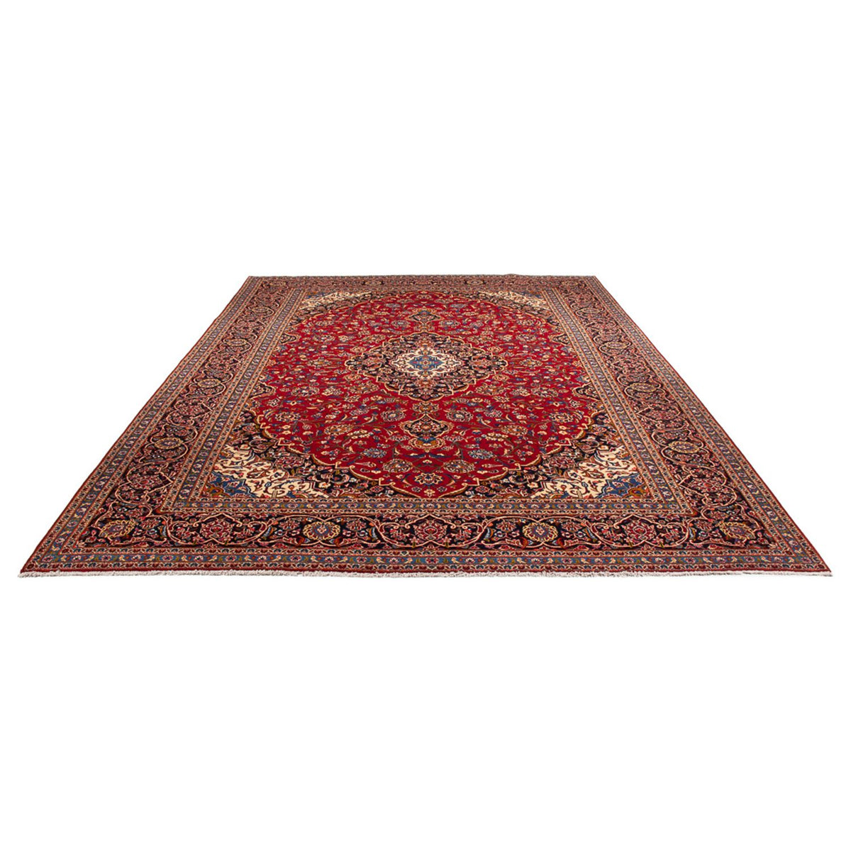 Perserteppich - Keshan - 398 x 297 cm - rot