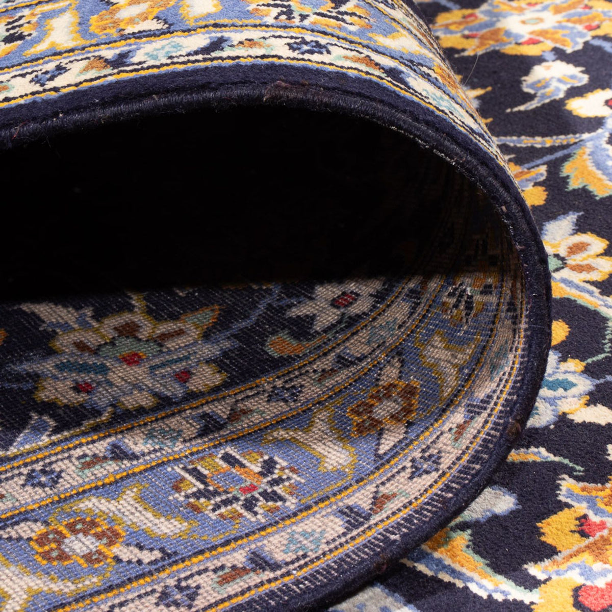 Perserteppich - Keshan - 390 x 295 cm - dunkelblau