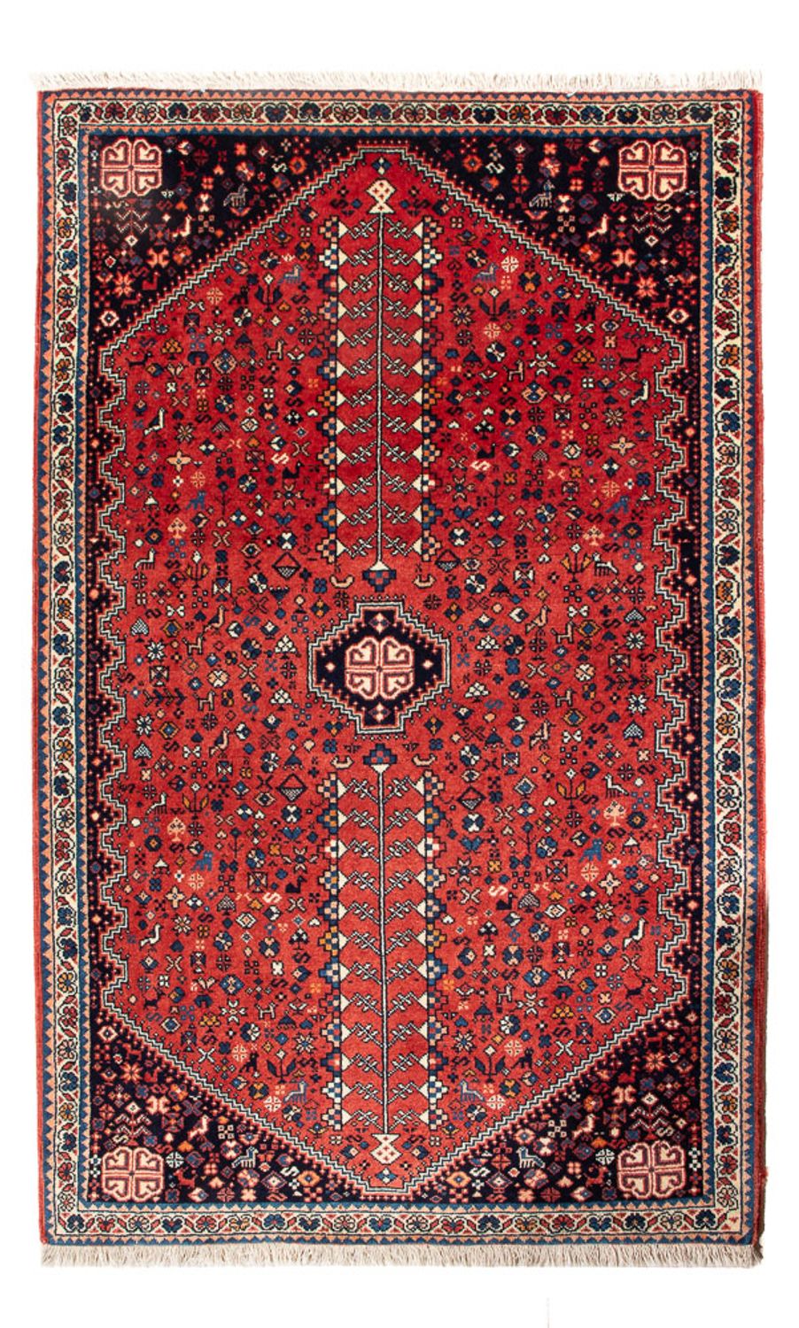 Gabbeh Teppich - Kaschkuli Perser - 125 x 80 cm - rot
