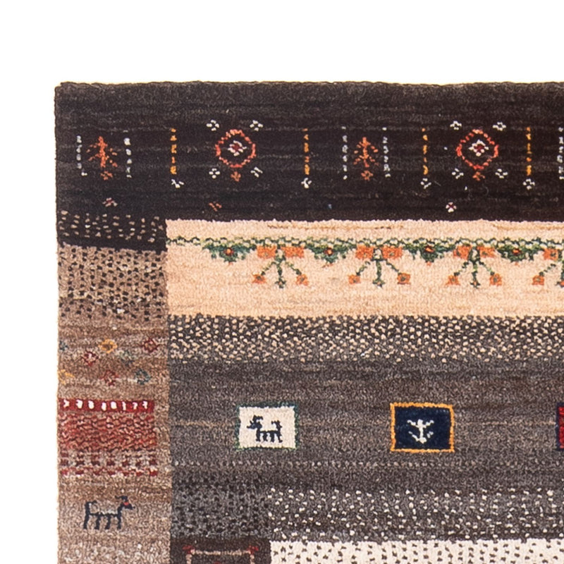 Gabbeh Teppich - Loribaft Perser - 121 x 80 cm - mehrfarbig