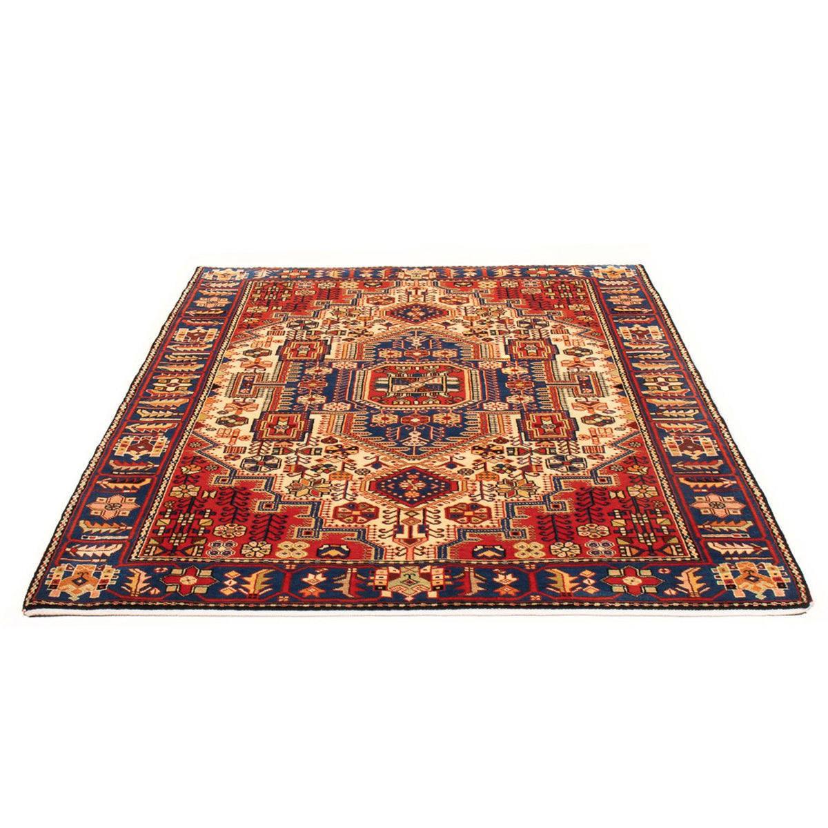 Perserteppich - Nomadic - 197 x 145 cm - blau