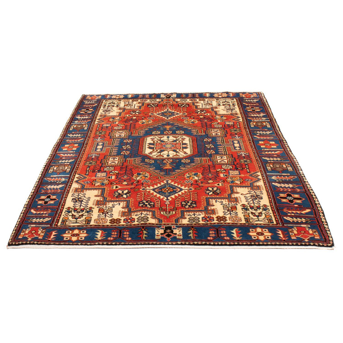 Perserteppich - Nomadic - 202 x 140 cm - blau